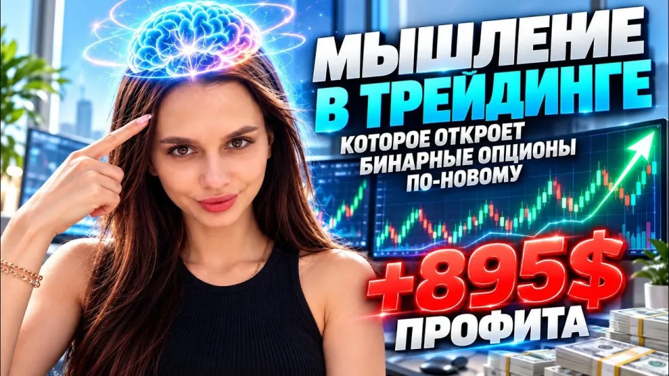 МЫШЛЕНИЕ В ТРЕЙДИНГЕ, КОТОРОЕ ОТКРОЕТ БИНАРНЫЕ ОПЦИОНЫ ПО НОВОМУ? + 895$ БИНАРНЫЕ ОПЦИОНЫ ОБУЧЕНИЕ
